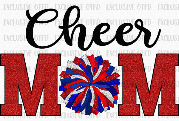 Cheer Mom Red