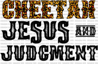 Cheetah Jesus and Judgment