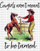 Cowgirls aren't meant to be tamed