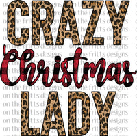 crazy christmas lady