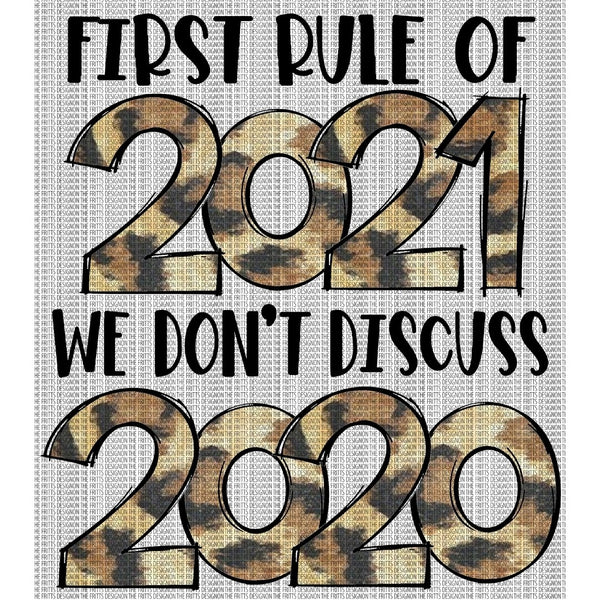 First rule of 2021