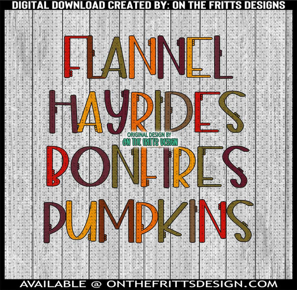 Flannel, Hayrides, Bonfires, Pumpkins