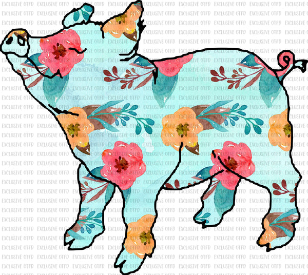 Floral pig