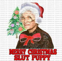 Merry Christmas Slut Puppy