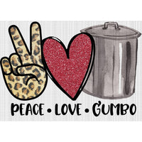 Peace love gumbo