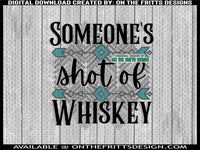 Someone's shot of whiskey