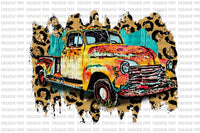 watercolor truck