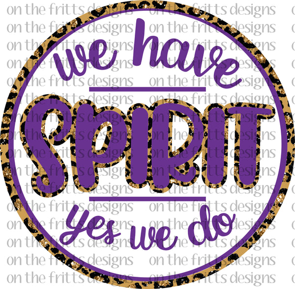 we have spirit purple